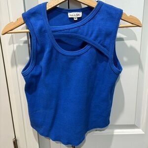Anne & Adele Royal Blue Women's Tank Top